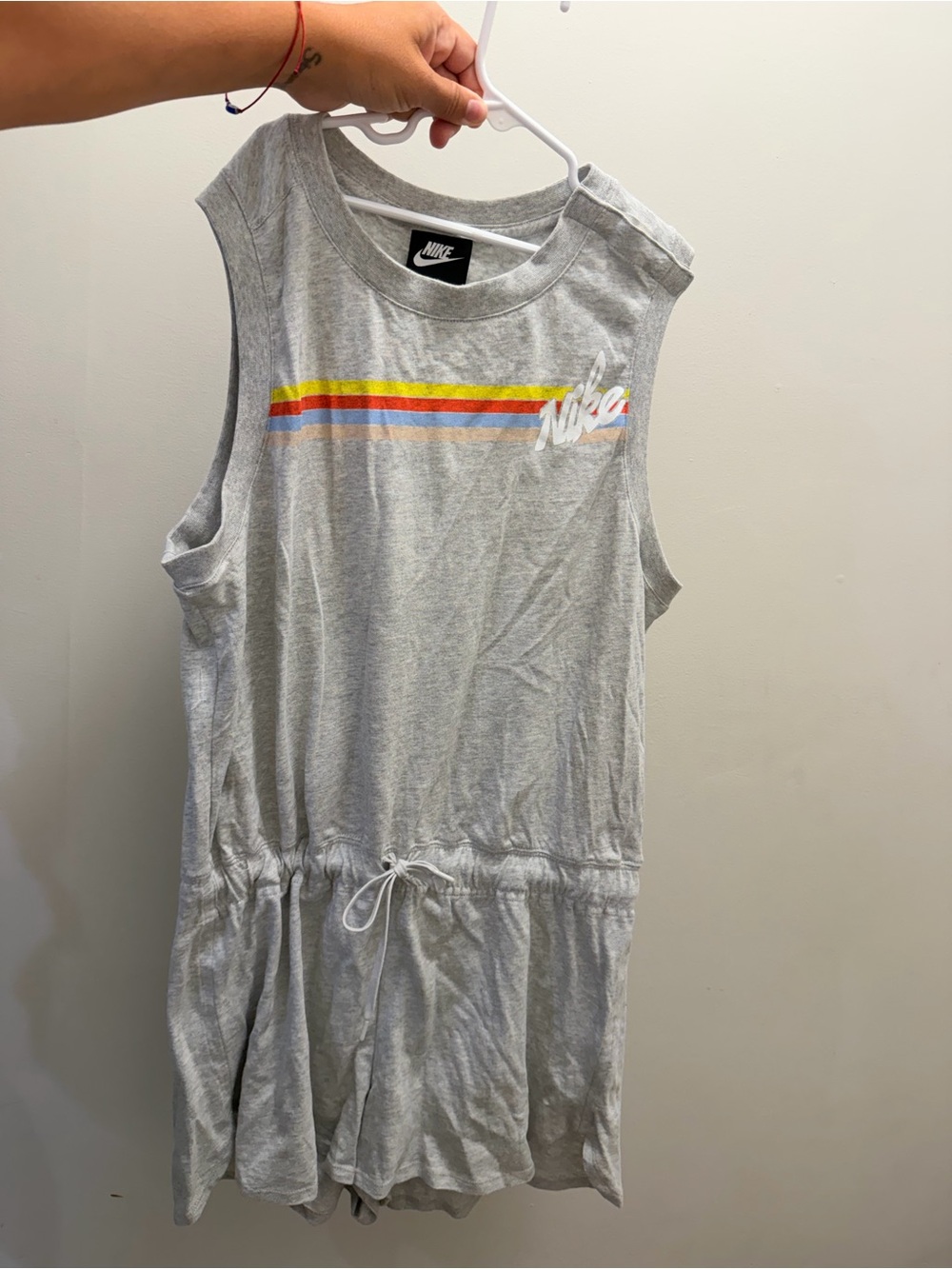 Gray Nike Drawstring romper
